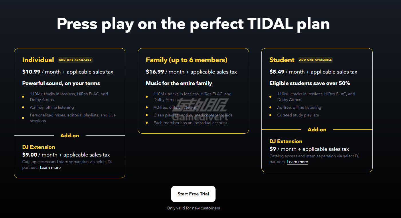 TIDAL,tidal,TIDAL HiFi Plus会员代充, TIDAL无损音质订阅, 低价TIDAL会员, TIDAL杜比全景声, FLAC高解析音乐, TIDAL优惠订阅攻略, HiFi Plus Master功能, 音乐流媒体会员代充, 安全低价TIDAL