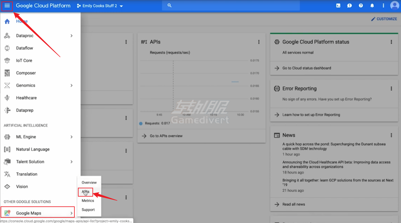 启用谷歌地图服务 谷歌,Google,Google Cloud,谷歌云平台,Google地图API,申请Google地图API密钥,Google Maps JavaScript API入门,网页地图嵌入教程,Google地图API常见问题,Google地图API免费限制,国内访问Google地图解决方案