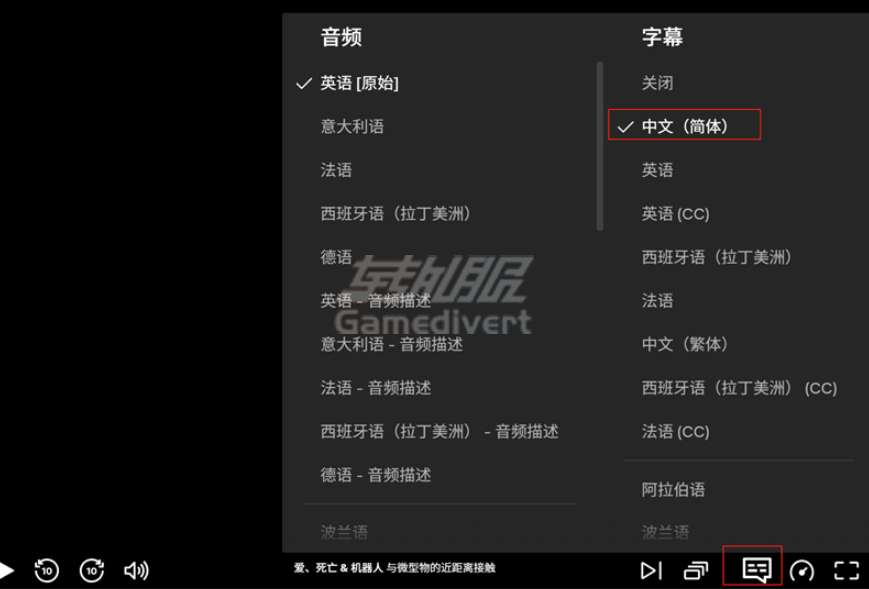 选择字幕语言 Netflix, 奈飞, 简体中文,奈飞中文字幕, 中文界面, Netflix设置教程, 2025 Netflix, 奈飞双语字幕, Netflix共享账号, Netflix拼车服务, Netflix账号购买