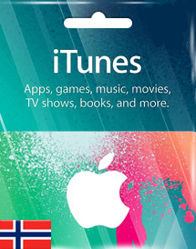 苹果iTunes礼品卡 苹果ID充值 App Store兑换码/点卡  (挪威)