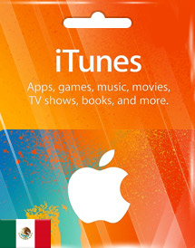 iTunes苹果礼品卡__ 墨西哥App Store兑换码/点卡_ 墨西哥苹果ID充值  