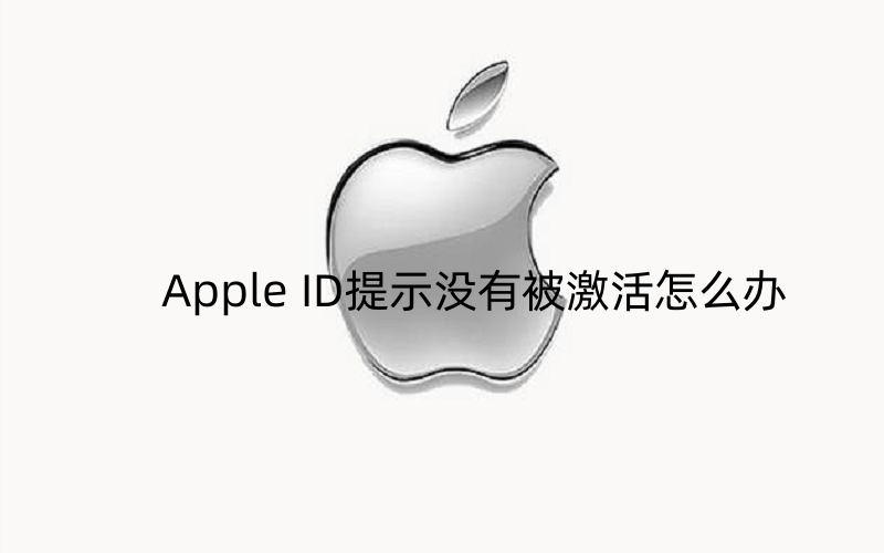 登录苹果ID时，提示”这个Apple ID没有被激活“？（解决方法详解教程）