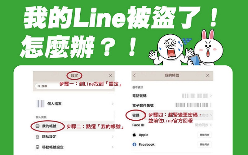 为什么LINE 帐号突然被删除退出？提示您的账号已在新设备登陆